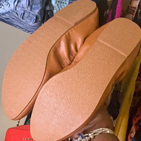 Torrid Ballerina Flats Cognac Color Size 10 Final Sale - Picture 4 of 8